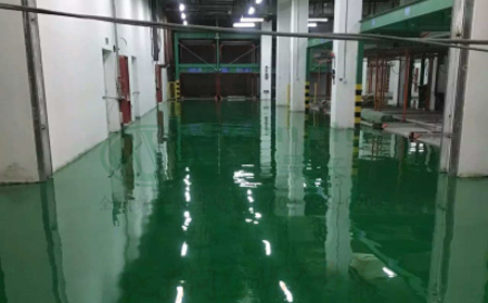 11月安多安多环氧地坪施工高峰来袭，梦得来化工多项目同步推进保交付